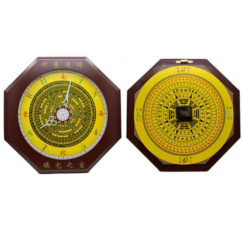 Orologio da parete con mappa energetica Feng Shui Bagua Map Balance - image 7