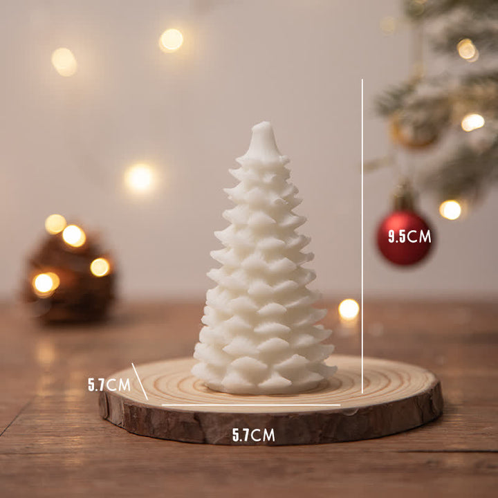 Candela profumata in cera di soia per albero di Natale, regalo per familiari e amici