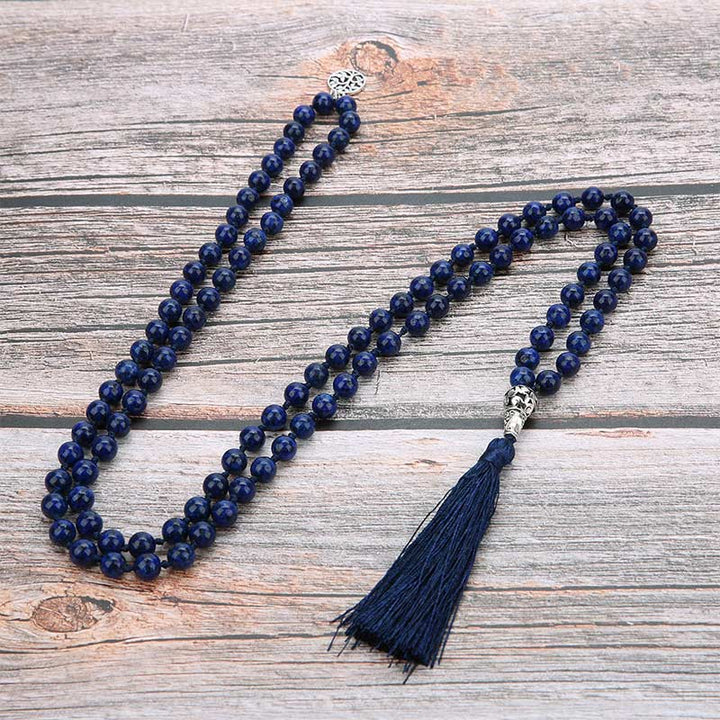 Collana con 108 perle di Mala, preghiera, yoga e meditazione