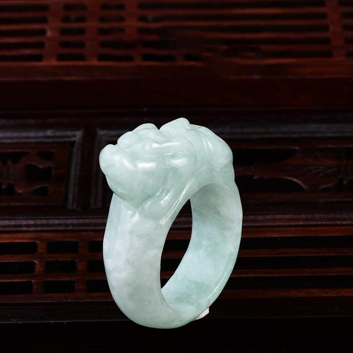 Anello della fortuna Fengshui Wealth Jade PiXiu