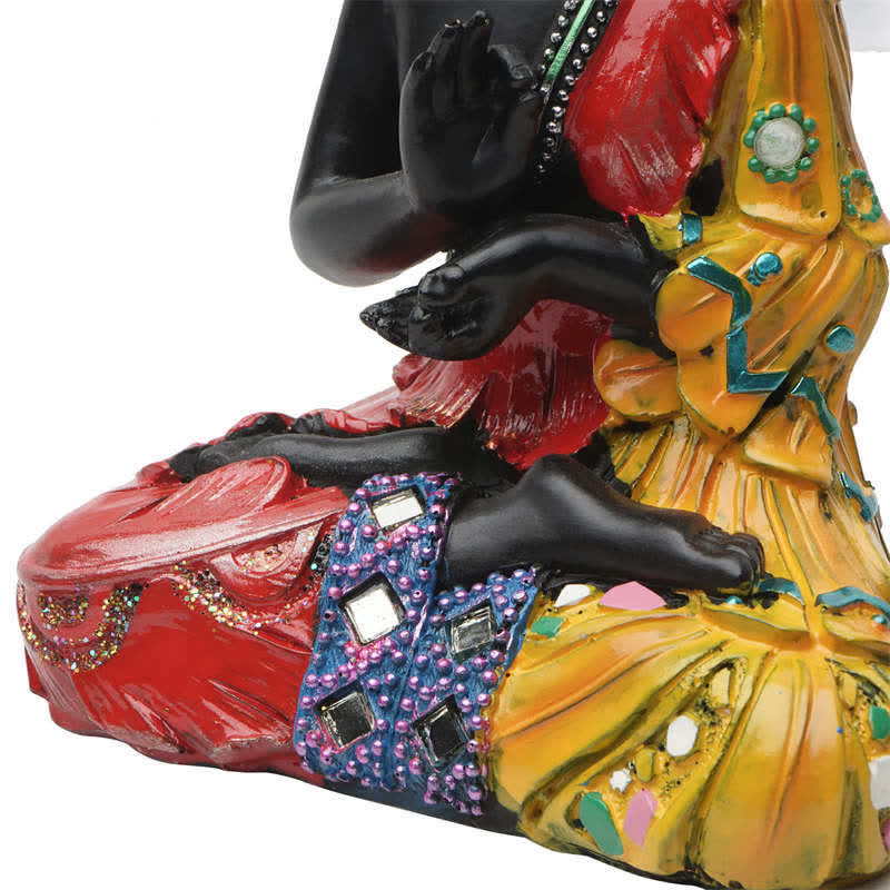 Decorazione statua in resina della serenità del Buddha tailandese