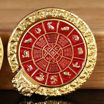 Supporto per anello per telefono con simbolo della pace tibetano Om Mani Padme Hum, decorazioni universali per telefono