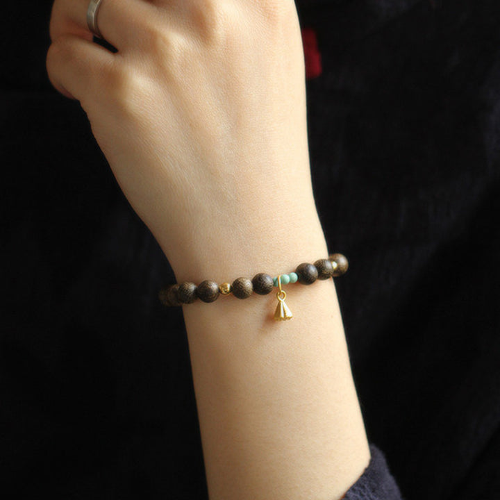 Bracciale Buddha Stones Agarwood Lotus Strength