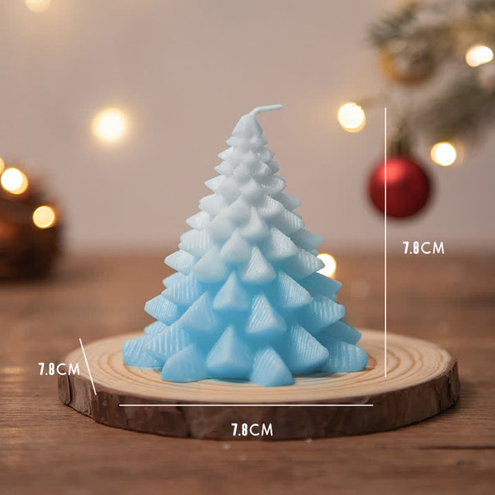 Candela profumata in cera di soia per albero di Natale, regalo per familiari e amici