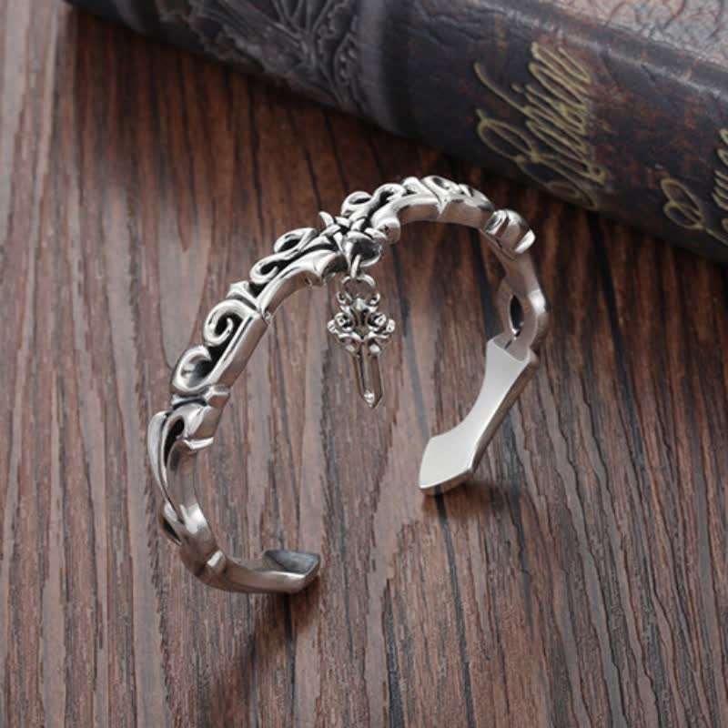 Braccialetto in rame intrecciato con motivo intrecciato in stile vichingo Buddha Stones - image 1