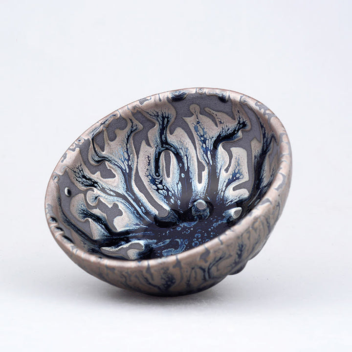 Buddha Stones fatte a mano con motivo dell'albero del tè Tazza da tè in ceramica cinese Jianzhan Tazza da tè Kung Fu