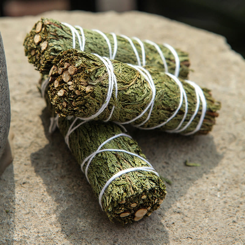 Buddha Stones Cedar Smudge Stick per la pulizia della casa Incenso Meditazione e rituali Bastoncini di cedro Bacchette di incenso