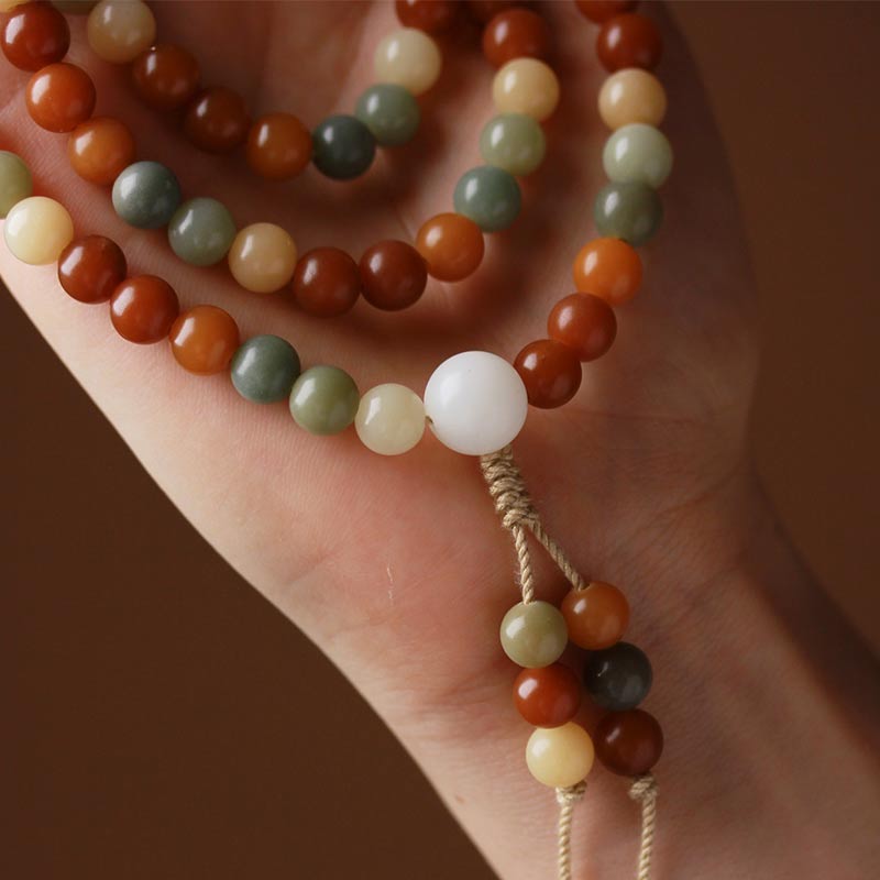 Braccialetto di saggezza di Mala Harmony Bodhi Seed Buddha Stones