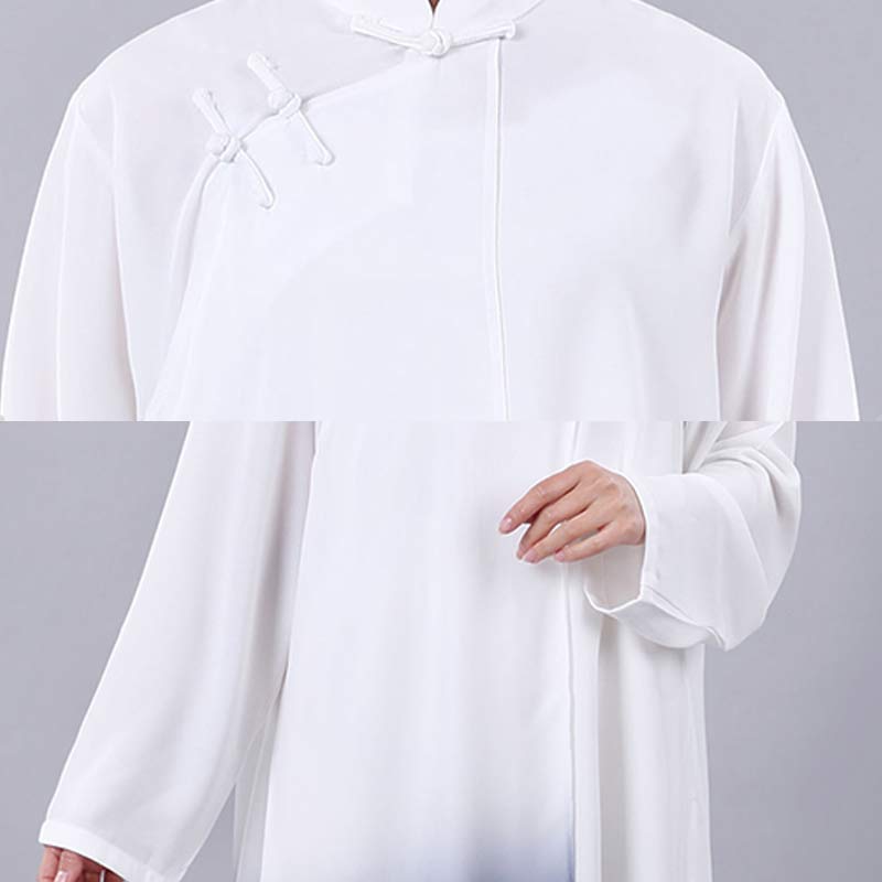 Buddha Stones Pittura sfumata Meditazione Preghiera Spirituale Zen Tai Chi Qigong Pratica Set di abbigliamento unisex