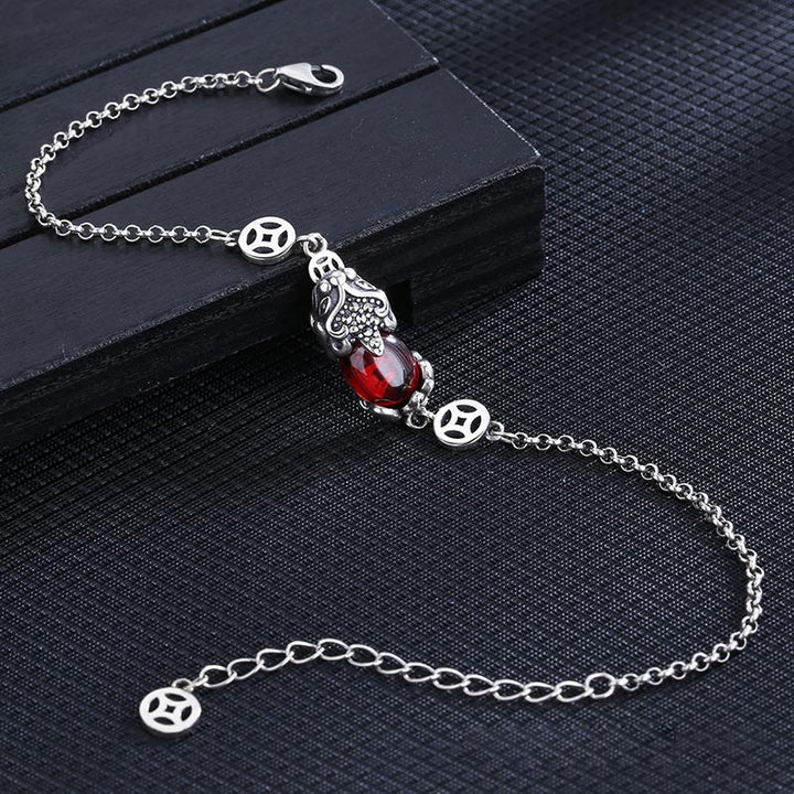 Braccialetto della ricchezza FengShui Genstone PiXiu