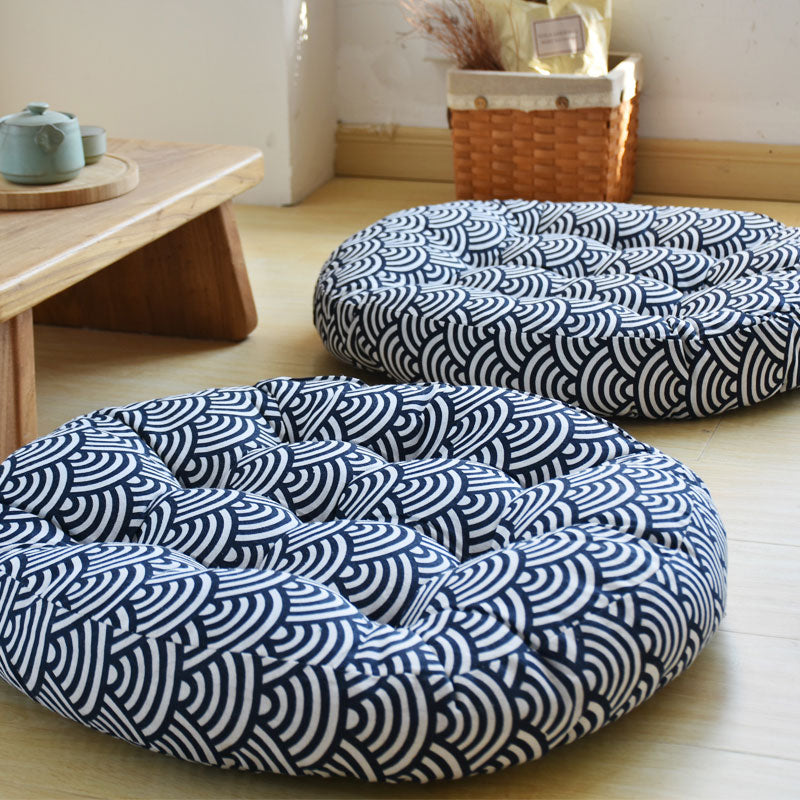 Cuscino per seduta da meditazione in cotone e lino, decorazione per la casa