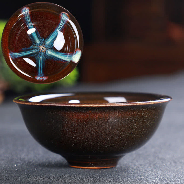 Tazze da tè in ceramica colorata con Buddha Stones, per casa e ufficio