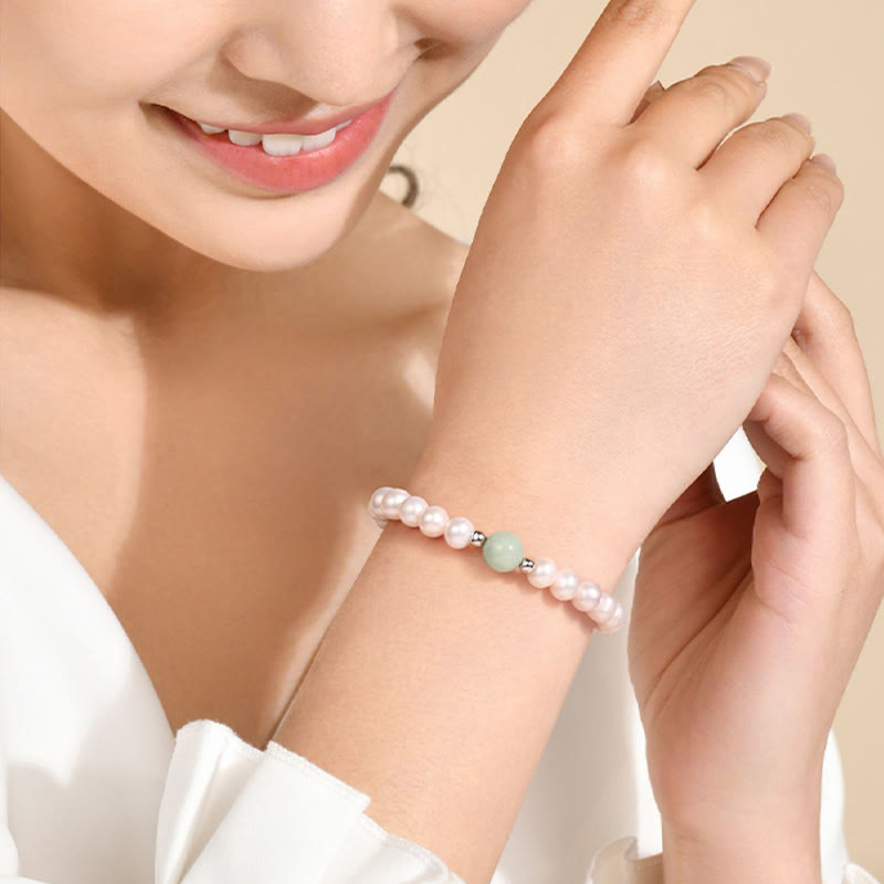 Buddha Stones 925 Sterling Silver Perla Naturale Giada Collana Bracciale Orecchini Guarigione Con Scatola Regalo