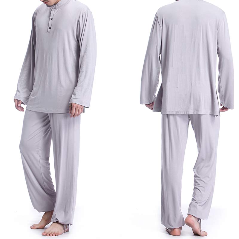 Buddha Stones Meditazione Preghiera Spirituale Zen Tai Chi Pratica Yoga Abbigliamento Uomo Set - image 3