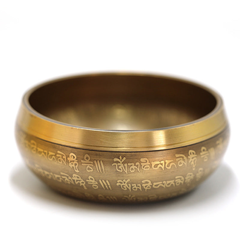 Buddha Stones Ciotola sonora tibetana realizzata a mano per yoga, consapevolezza e meditazione. Set di ciotole tibetane. - image 3