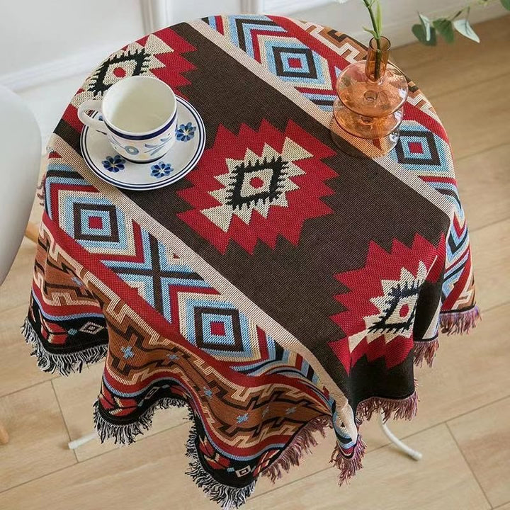 Coperta geometrica calda e confortevole per campeggio, casa, ufficio, letto
