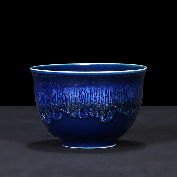 Buddha Stones Tazza da tè in ceramica cinese Jianzhan Glaze Kiln Change Tenmoku Kung Fu Tea Cup