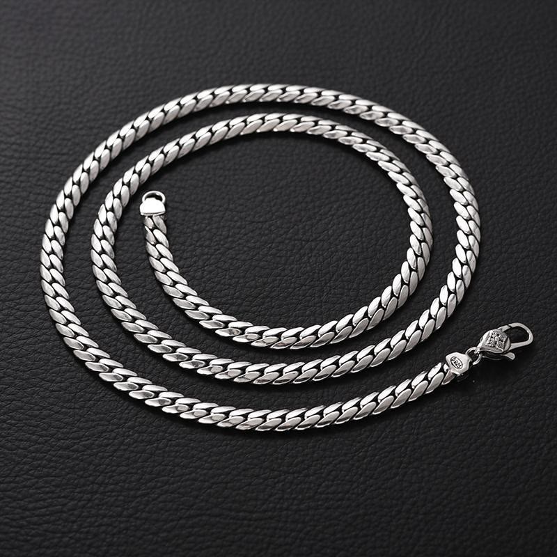 Buddha Stones Doppio Dorje Vajra Forza Punk Catena di Rame Bracciale Collana