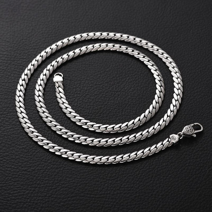 Buddha Stones Doppio Dorje Vajra Forza Punk Catena di Rame Bracciale Collana