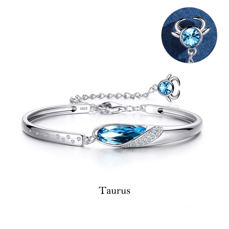 Bracciale con ciondolo Buddha Stones in rame placcato argento 925 con 12 costellazioni dello zodiaco - image 12