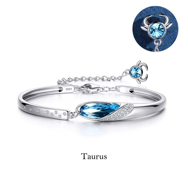 Bracciale con ciondolo Buddha Stones in rame placcato argento 925 con 12 costellazioni dello zodiaco - image 12