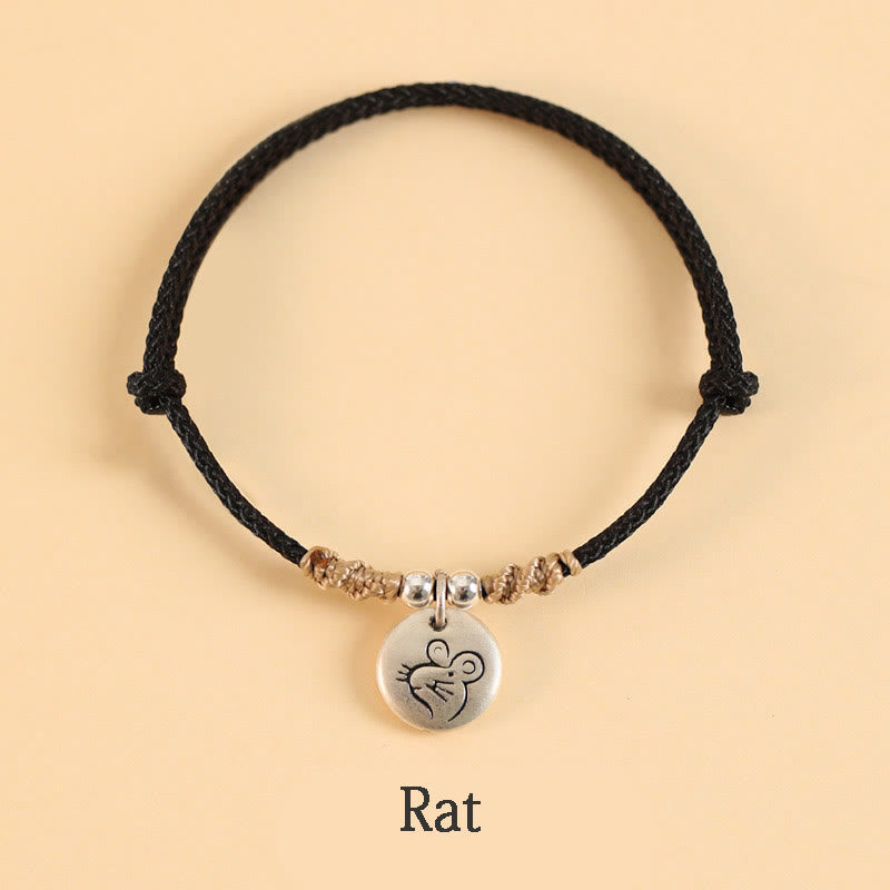 Braccialetto intrecciato con Buddha Stones a forma di ciondolo ...