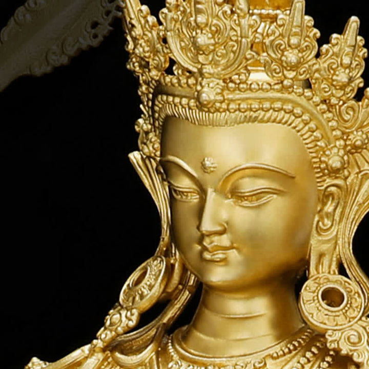 Statua di Buddha della medicina Shakyamuni Amitabha, statua in rame della serenità, decorazione per la casa - image 14