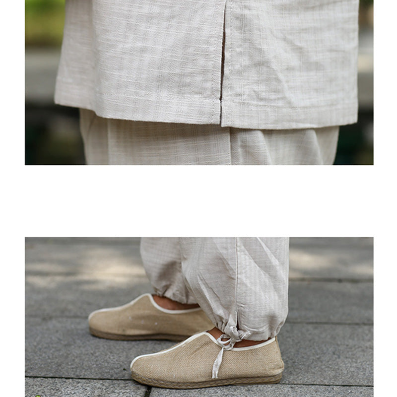 Buddha Stones Meditazione Preghiera Spirituale Zen Pratica Uniforme Abbigliamento Uomo Set - image 10