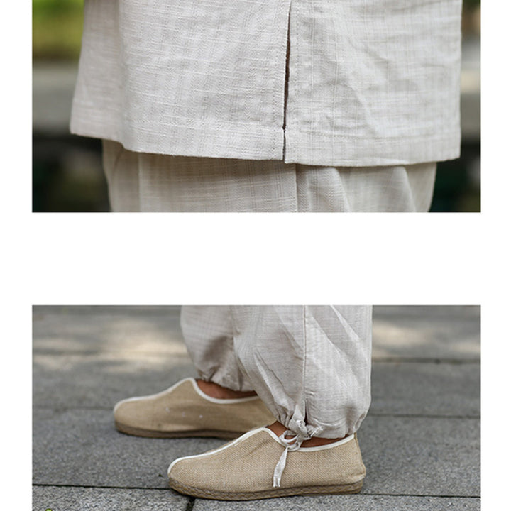 Buddha Stones Meditazione Preghiera Spirituale Zen Pratica Uniforme Abbigliamento Uomo Set - image 10