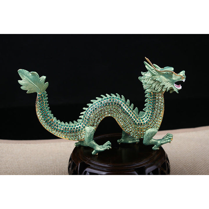 Buddha Stones fatte a mano Feng Shui Drago Fortuna Successo Decorazione della casa