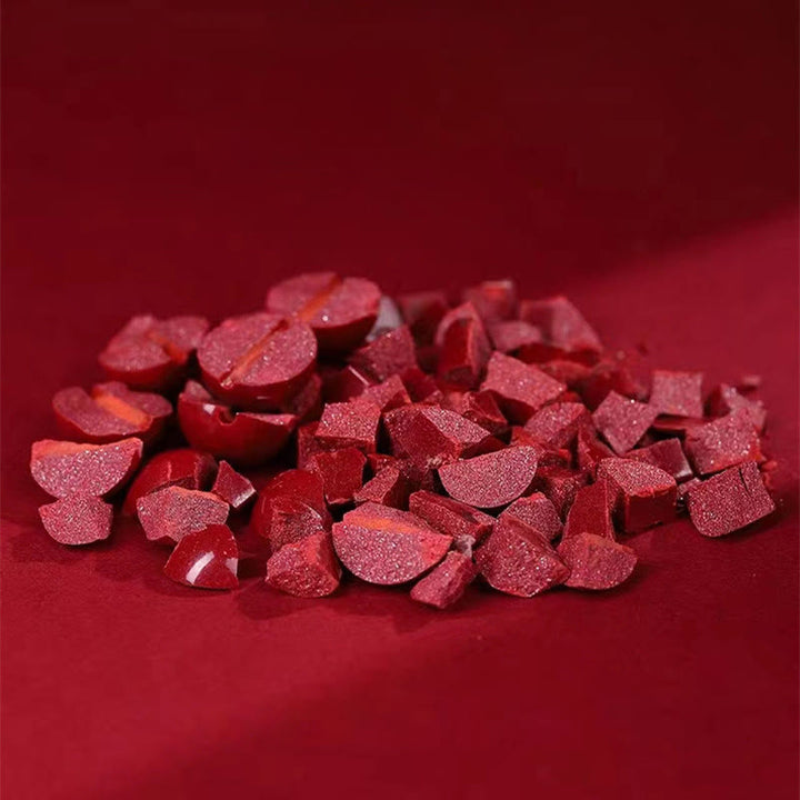 Braccialetto di benedizione con fibbia della pace in giada naturale cinabro Buddha Stones