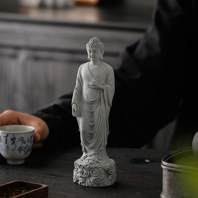 Buddha Stones Meditazione Buddha Nuvole di buon auspicio Design Serenità Decorazione della casa