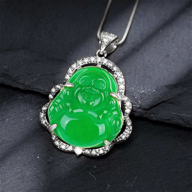 Collana Buddha Stones Buona Fortuna Buddha Ridente - image 7