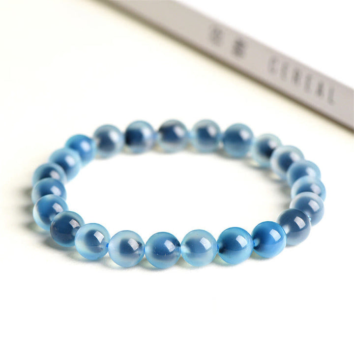 Braccialetto di perline di forza armonia agata caramella colorata naturale Buddha Stones
