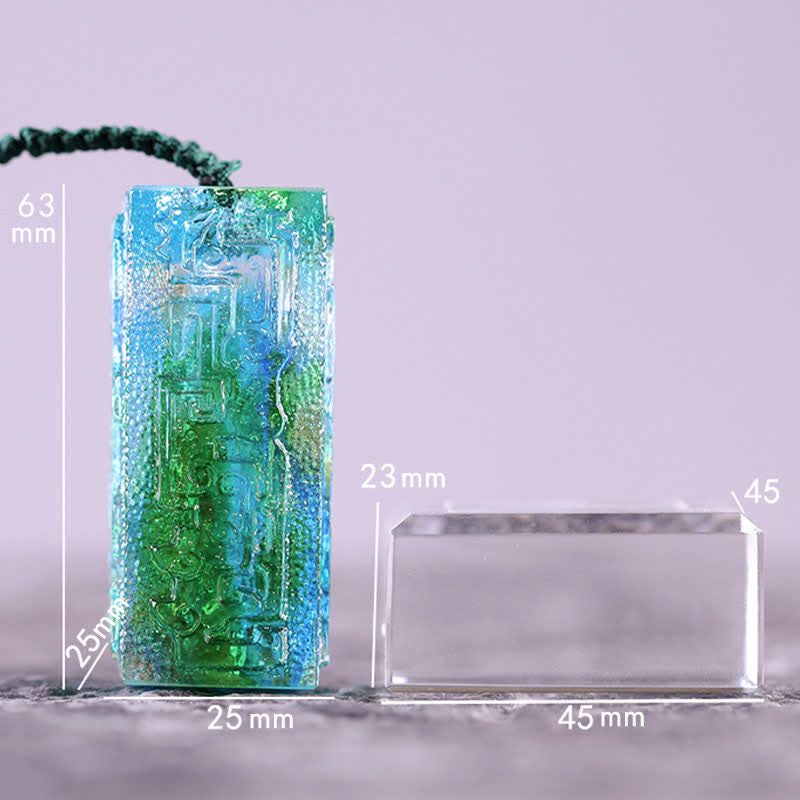 Buddha Stones Feng Shui Cristallo Liuli fatto a mano Pezzo d'arte Decorazione per la casa e l'ufficio - image 10