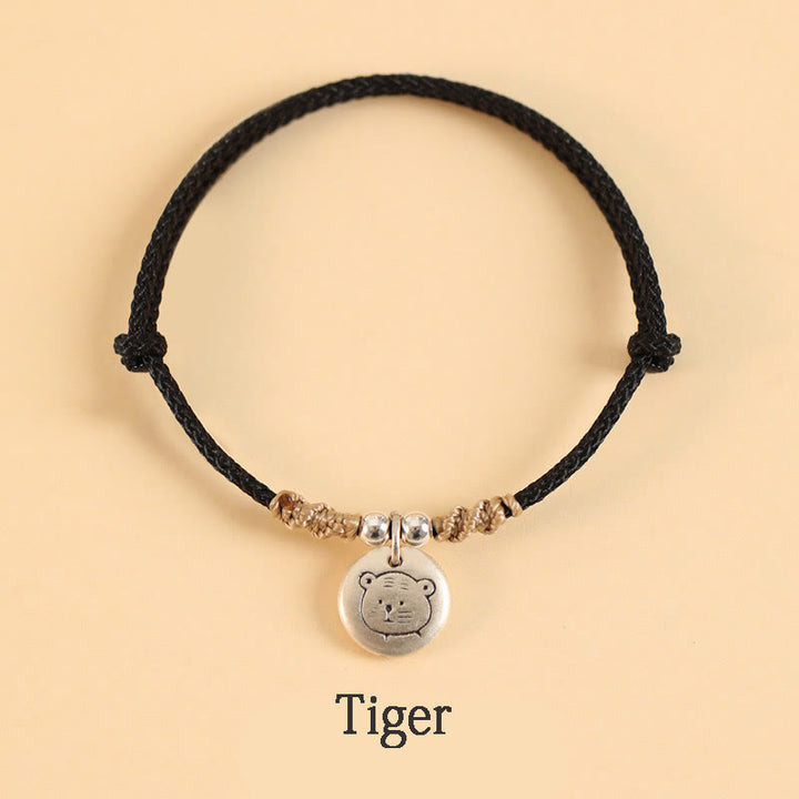 Braccialetto intrecciato con Buddha Stones a forma di ciondolo ...