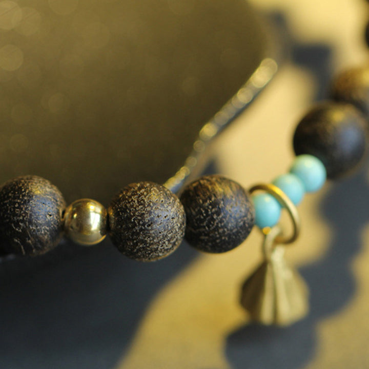 Bracciale Buddha Stones Agarwood Lotus Strength