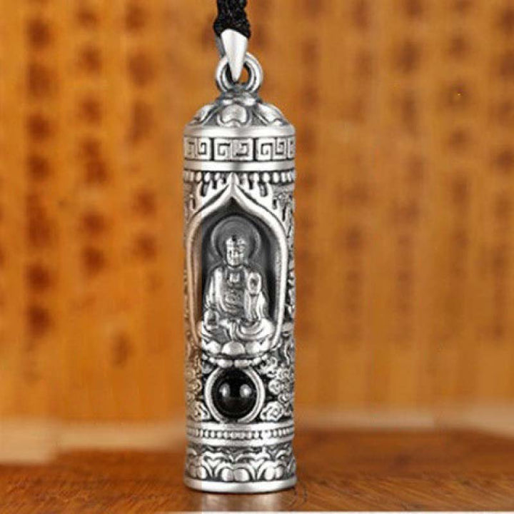 Collana con ciondolo di Buddha natale con proiezione dello zodiaco cinese e della prosperità - Capra/Scimmia - image 16