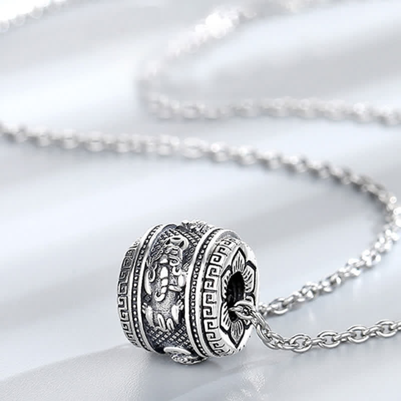 Buddha Stones PiXiu Luck Wealth Collana girevole con ciondolo - image 4