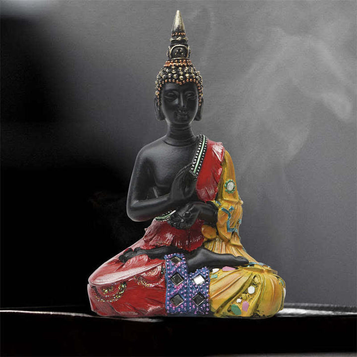 Decorazione statua in resina della serenità del Buddha tailandese
