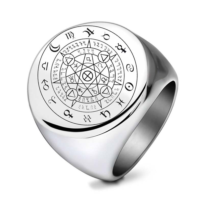 Anello di benedizione di protezione delle 12 costellazioni dello zodiaco Buddha Stones