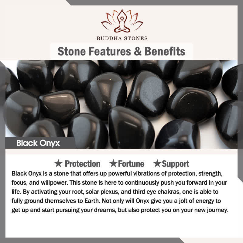 Buddha Stones Tibetano 108 Perle Mala Onice Nero Perle Occhio di Tigre Nove Palazzi Braccialetto di Protezione Bagua