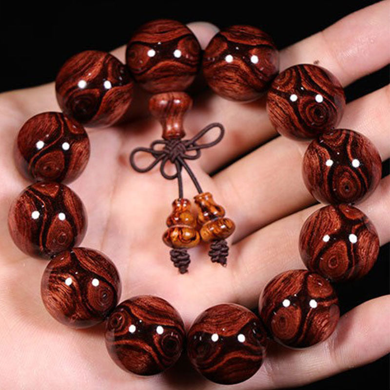 Braccialetto Buddha Stones Tibetan Rosewood Warmth (tipo casuale)