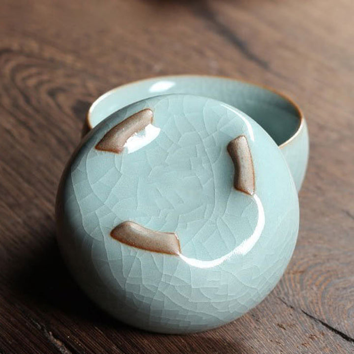 Buddha Stones Koi Fish colorato Tazza da tè in ceramica Kung Fu Tazza da tè Ciotola