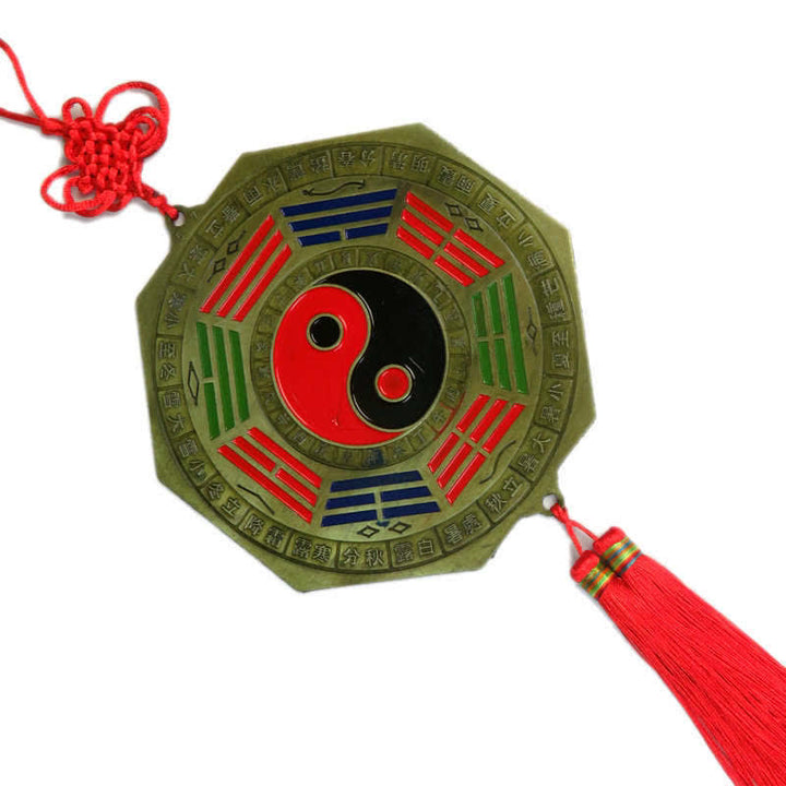 Mappa Feng Shui Bagua Mappa energetica dell'armonia dei nodi cinesi Specchio - Mappa Bagua 17CM - image 24