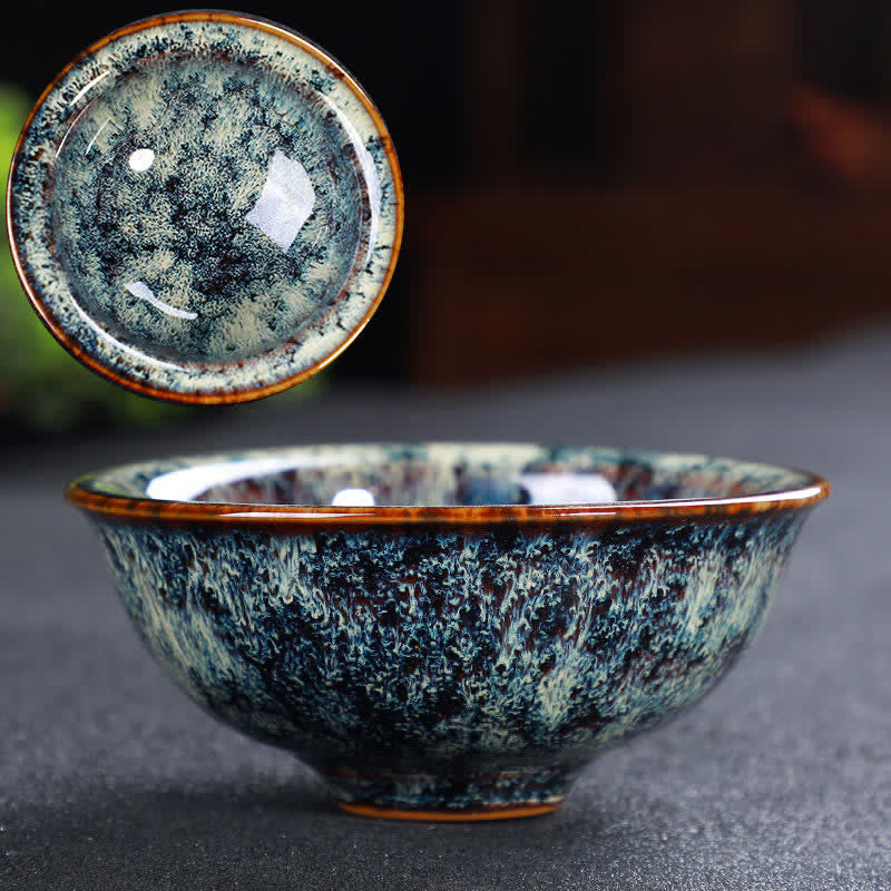 Tazze da tè in ceramica colorata con Buddha Stones, per casa e ufficio - AliceBlue - image 55