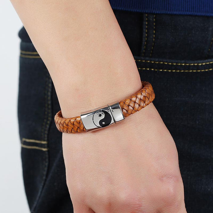 Bracciale equilibrio FengShui Yin Yang Buddha Stones - image 9