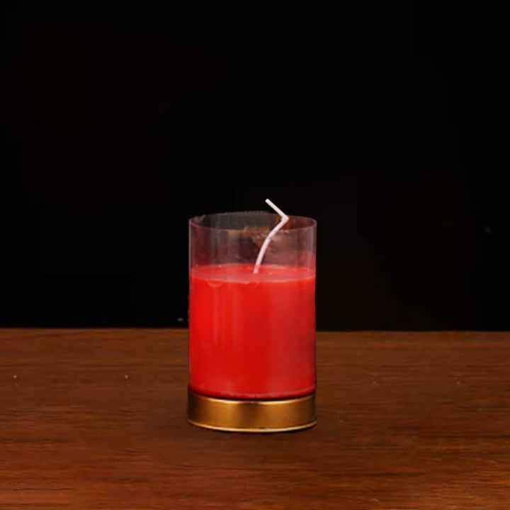 Meditazione Preghiera Altare Candela Tempio Buddista Rituali Uso Oggetti - Rosso - Piccolo (1 giorno) - image 8