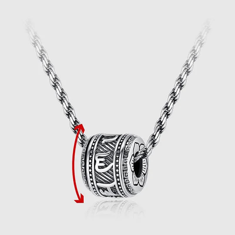 Collana con ciondolo di protezione Buddha Stones Tibet Om Mani Padme Hum - image 4