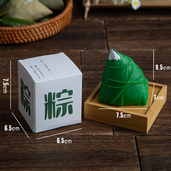 Buddha Stones Dragon Boat Festival Zongzi Modello Candela Profumata Regalo Per Famiglia Amici